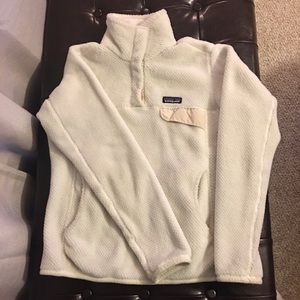 Patagonia cream pullover S